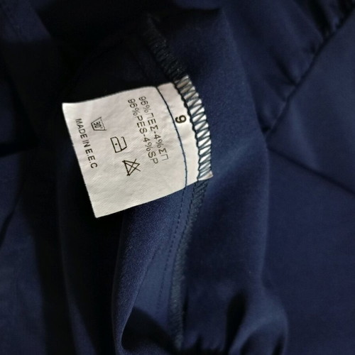 Le Vertige silk blouse XL like new, blue