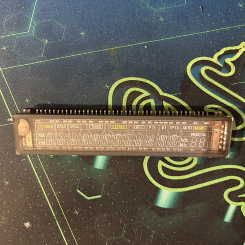 Vintage Samsung VFD Display Module used from Hi-Fi Tuner