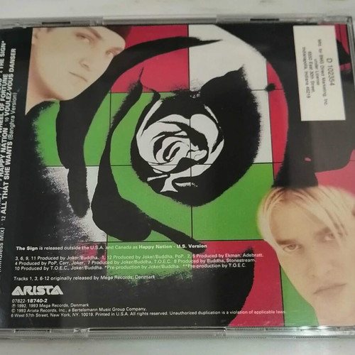Ace of Base The Sign CD used, pop genre