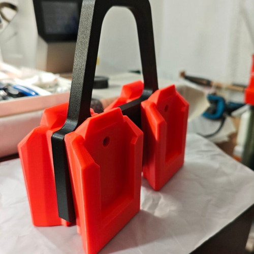 Parkside Battery Carrying Base with Handle 3D Printed