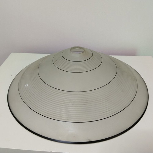 Glass Ceiling Light Shade used, 46x13 cm