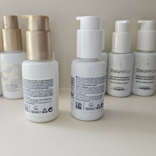 Steampod serum L'oreal used, 8 empty 50ml bottles