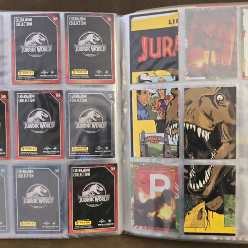 Jurassic Park 30th Anniversary Panini Album new, 92 of 189 cards