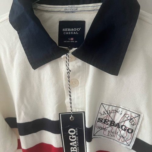 Sebago Sailing Club Polo Shirt Men Size L New