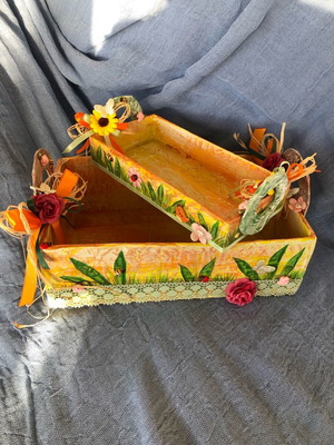 Handmade basket set for summer or Easter, new
