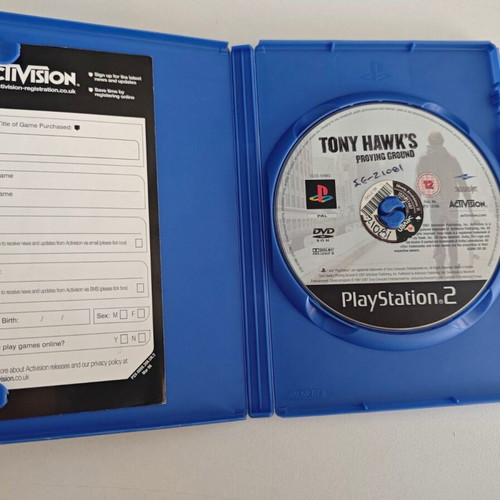 PS2 Tony Hawk's Proving Ground used