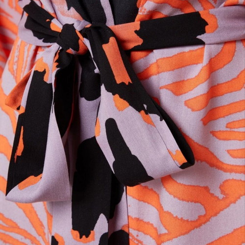 Kimono XL viscose like new, colorful summer pattern