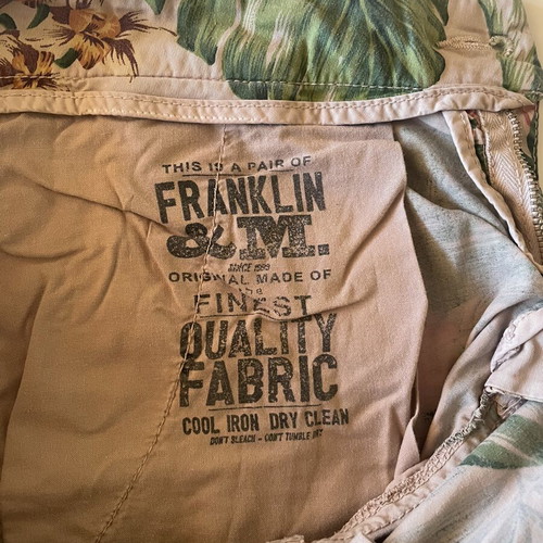 Franklin & Marshall Bermuda shorts like new, size M 38, multicolor