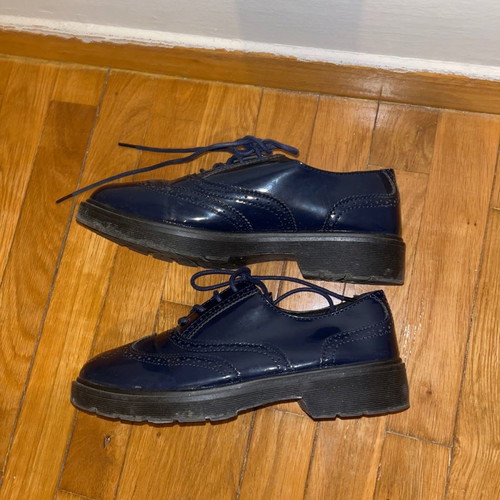Shoes used, very dark blue, size 38