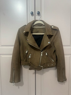 Zara πανωφόρι καφέ suede σαν καινούργιο, μέγεθος XS