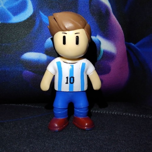 Lionel Pessi figure 8.5 cm used, Stumble Guys Argentina #10