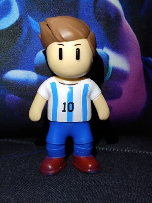Lionel Pessi figure 8.5 cm used, Stumble Guys Argentina #10