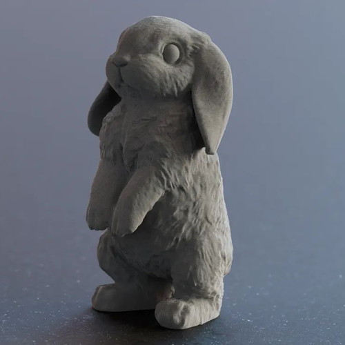 Easter bunny sculpture new with hanging ears