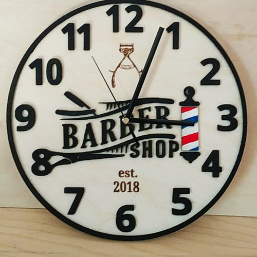 Clocks custom made with business logo new