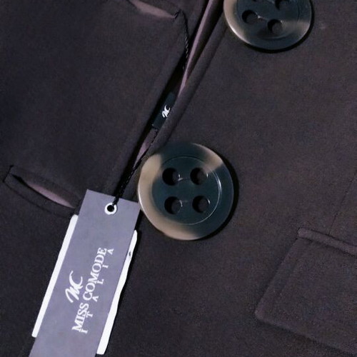 Miss Comode Italia brown coat, size 46, new with tags