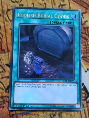 Foolish Burial Goods Ultra Rare Spell Card σαν καινούργιο