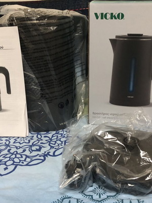 VICKO ηλεκτρικός βραστήρας νερού 1,8L 1500W σαν καινούργιος με εγγύηση