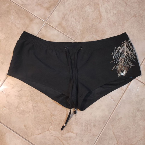 Billabong vintage shorts new with gold embroidered threads and sequins, size S