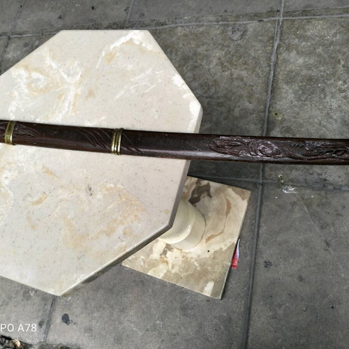 Wood carving used authentic