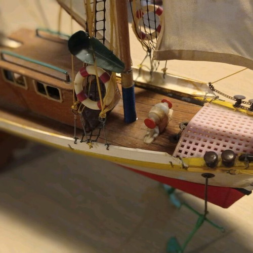 Handmade ship used 1m by 65cm