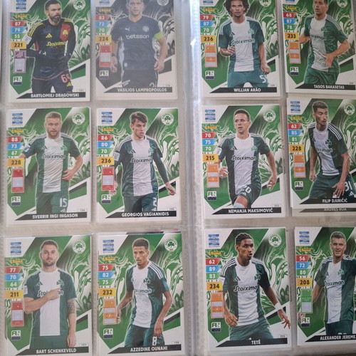 Superleague Panini album and 178 single cards new