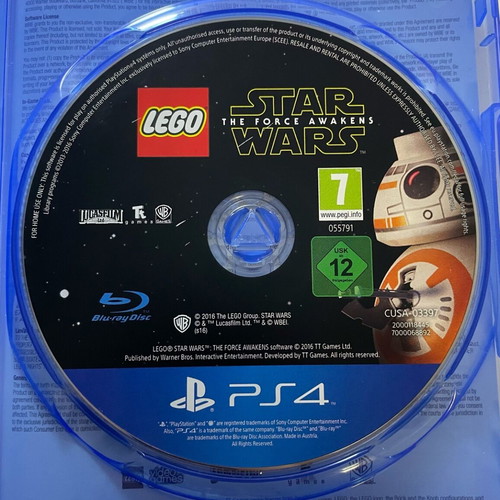 Lego Star Wars The Force Awakens Deluxe Edition PS4 game used