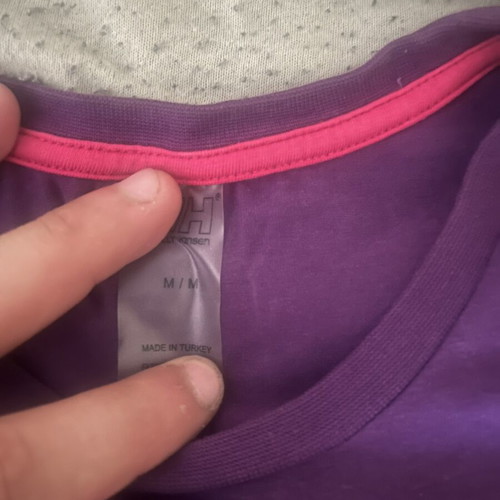 Helly Hansen T-shirt top, size M, purple