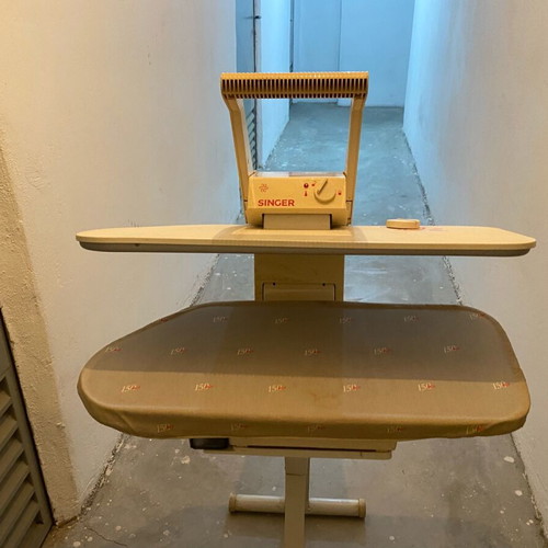 Singer ironing press used