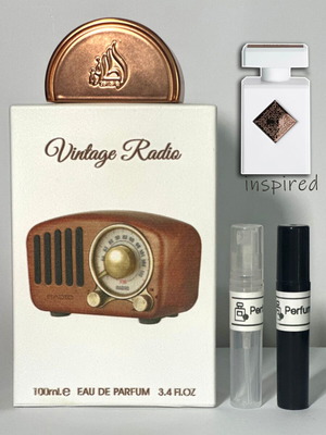 Vintage Radio Tester 3 ml Eau de Parfum new, authentic sample