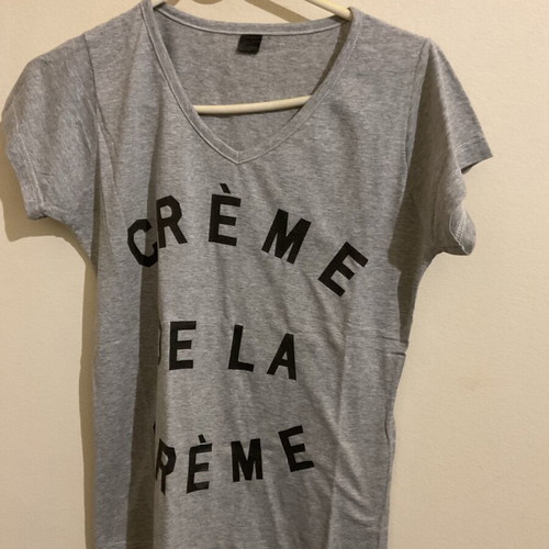 Cotton blouse used, grey, size M