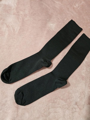 Black Long Socks new, size 40-42