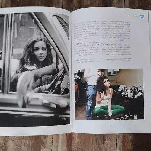 Little Mix Ready to Fly hardback book used with signed autograph