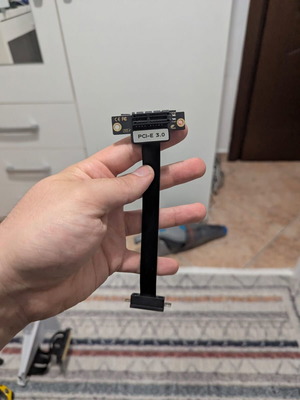 Καλώδιο επέκτασης PCI-E 3.0 x4 15cm καινούργιο, riser για custom PC