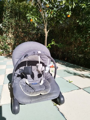 Chicco Ρηλάξ Πολυθρονάκι HOOPLA σκούρο γκρι σαν καινούργιο