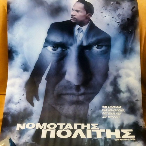 Law Abiding Citizen poster 100x70 cm like new