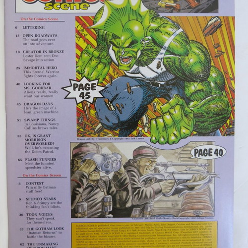 Comics Scene Magazine #28 near mint (August 1992)
