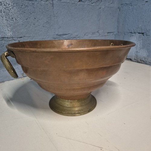 Copper Mangali large, like new, 45 cm diameter, 25 cm height