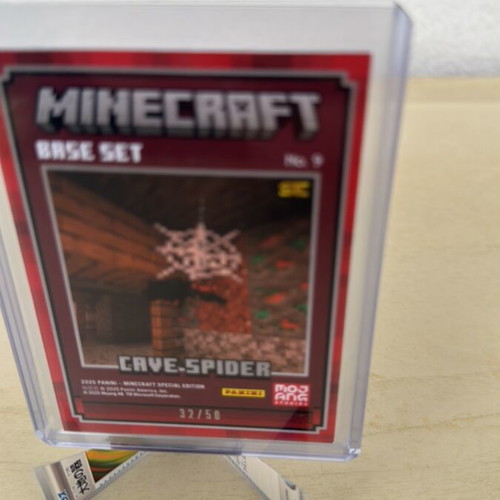 Minecraft Cave Spider Card like new