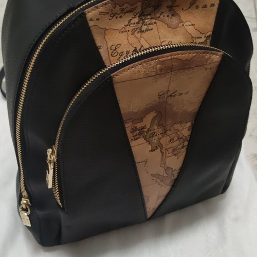 Alviero Martini 1a Classe leather backpack new, black