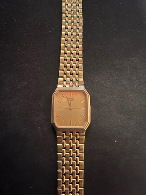Vintage ρολόι Seiko Quartz 1986 χρυσαφί, σαν καινούργιο