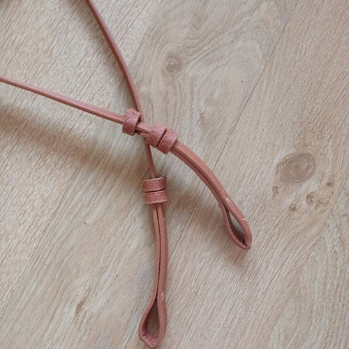Bag handles new, beige brown, adjustable, 60cm