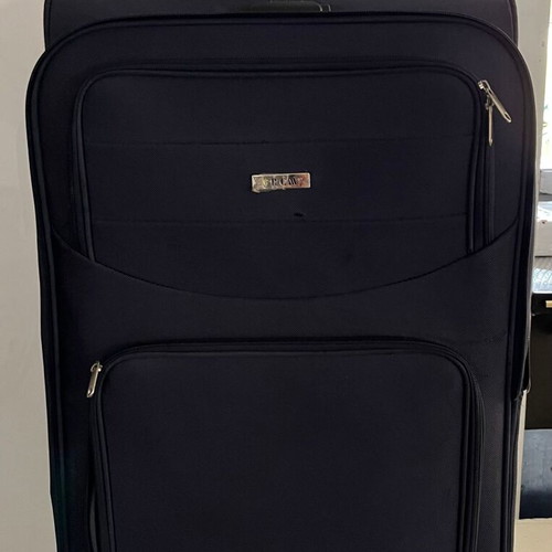 Suitcases used, pack of 9, black and blue