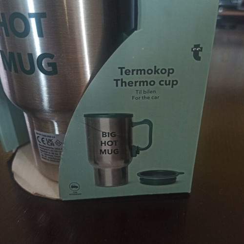 Car Thermo Mug with USB Cable new