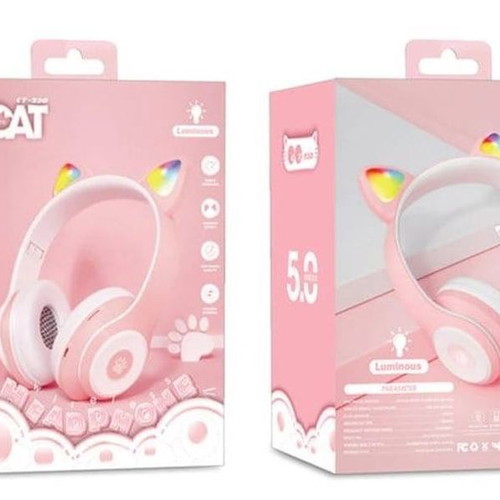 Ασύρματα ακουστικά Cat Headphones CT930 καινούργια με φώτα RGB