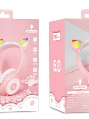 Ασύρματα ακουστικά Cat Headphones CT930 καινούργια με φώτα RGB