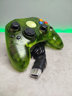 Xbox Original контролер нов, прозрачен зелен