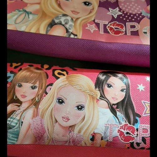Top Girls pencil cases new, pack of 5 pieces