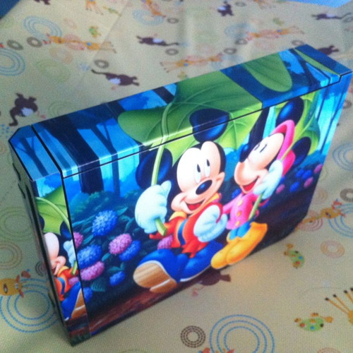 Wii console stickers Mickey and Friends new