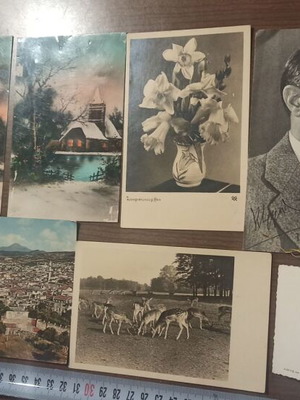 Collectible postcards like new, set of 12 pieces
