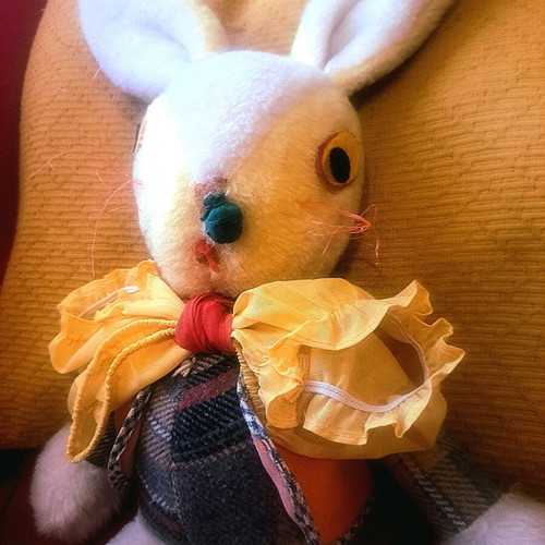 El Greco vintage collectible stuffed bunny used